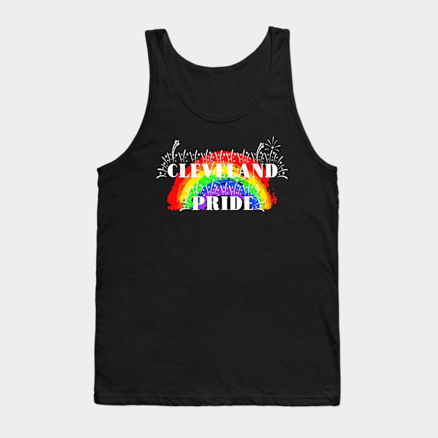 Cleveland Gay Pride Rainbow Tank Top by tropicalteesshop